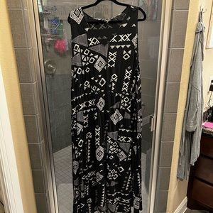 Lucky brand plus size dress Aztec 3x